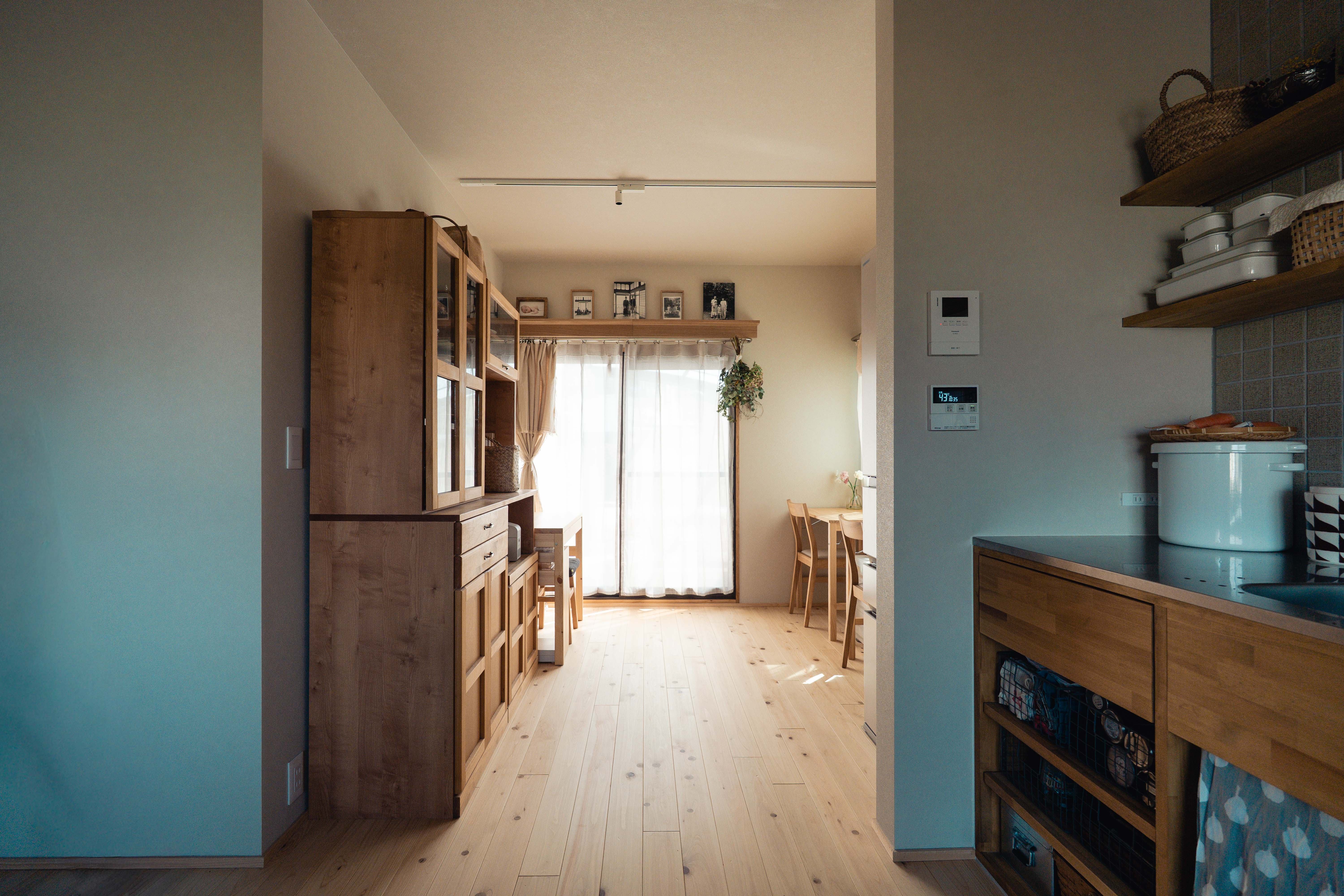 枚方市の戸建てリノベーション事例。風が通る動線。