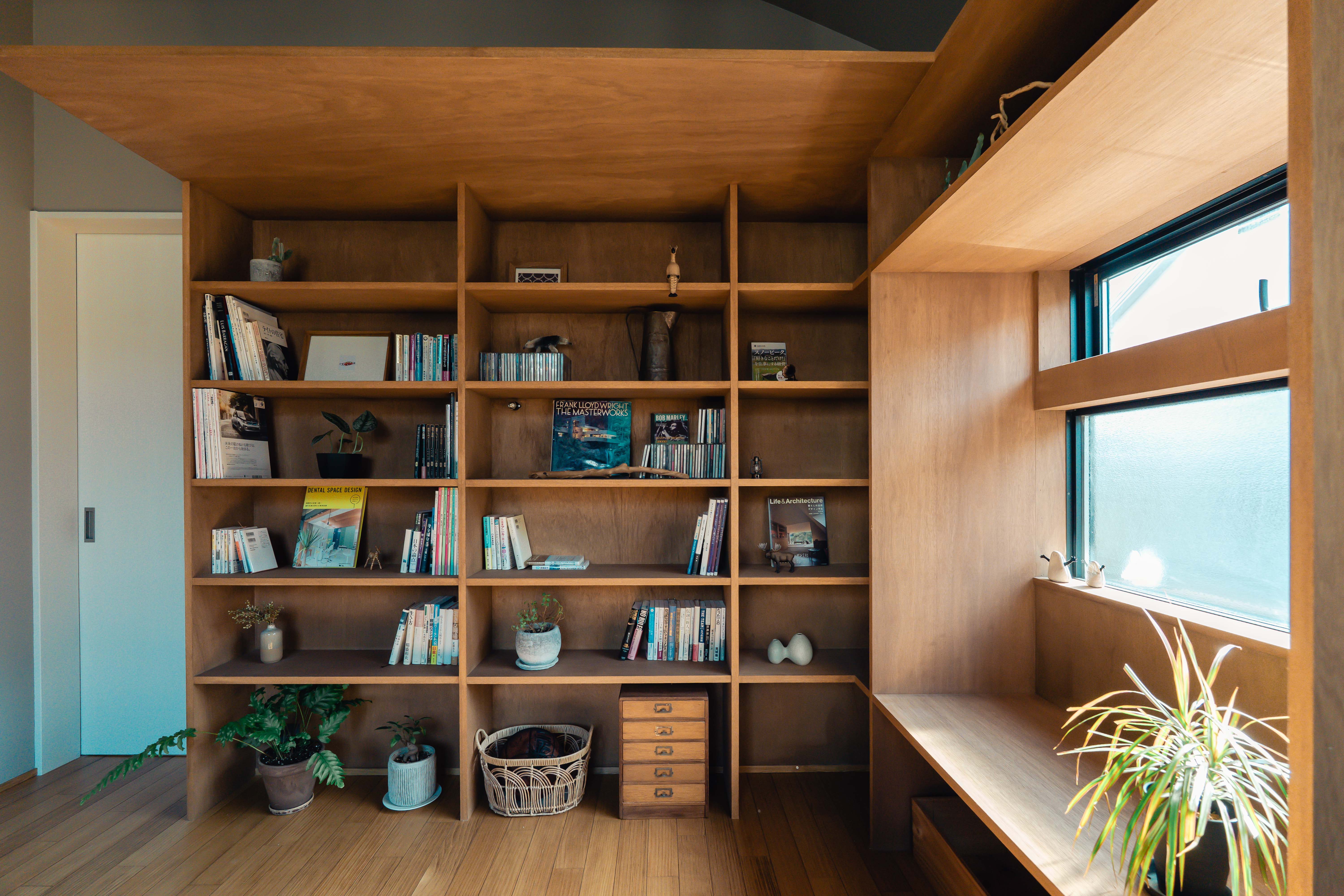 造作本棚の事例-2